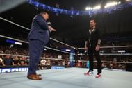 Paul Heyman interacted on SmackDown earlier this year (Source: Getty)